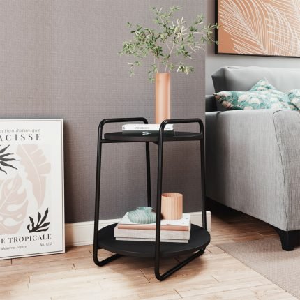 Mesa de Apoyo 60x54 Milan - Negro